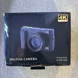 4K Ultra HD Digital Camera - Black